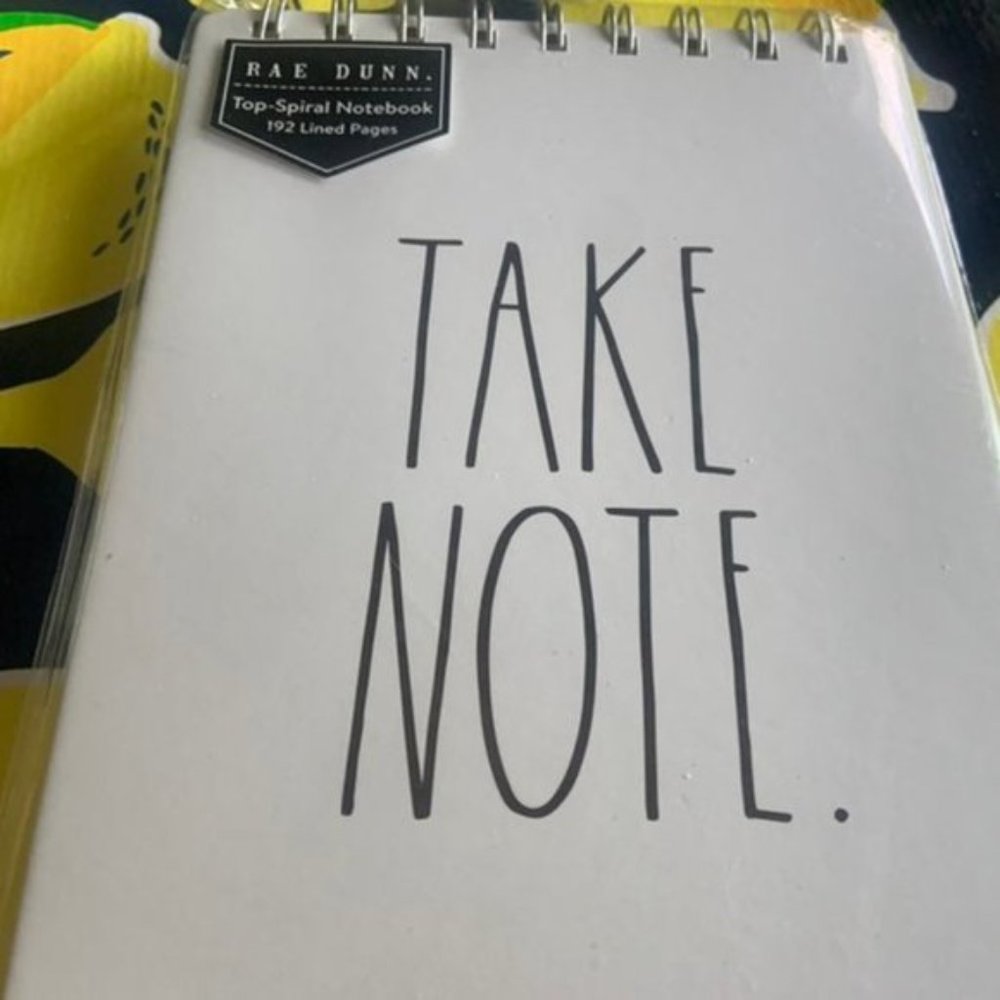 NWT Rae Dunn Notebook : Take Note. - Picture 2 of 3